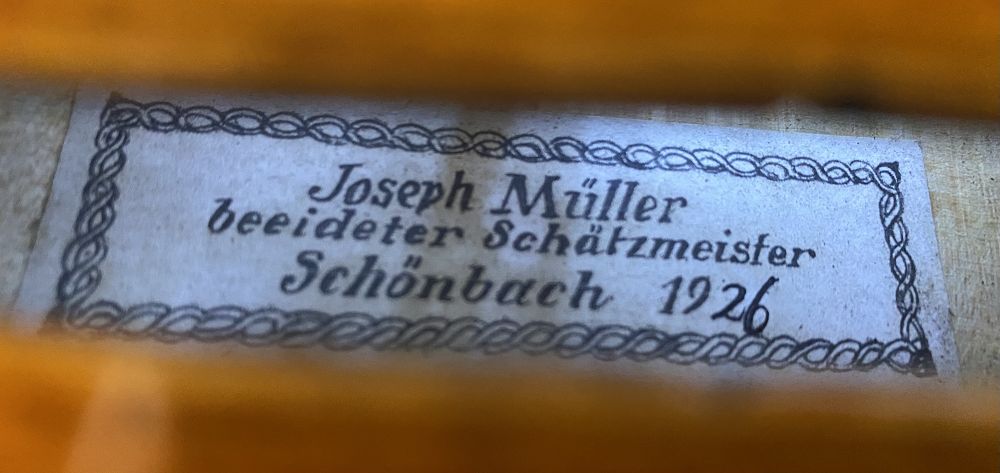 Müller Joseph - Schönbach Anno 1926 - G-934